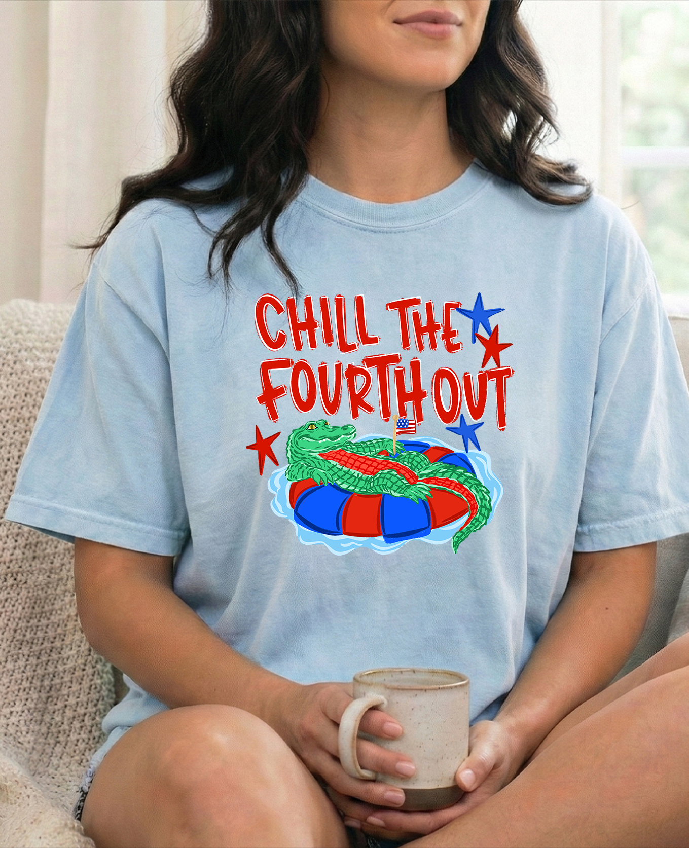 4th unisex comfort colors chambray t shirt
