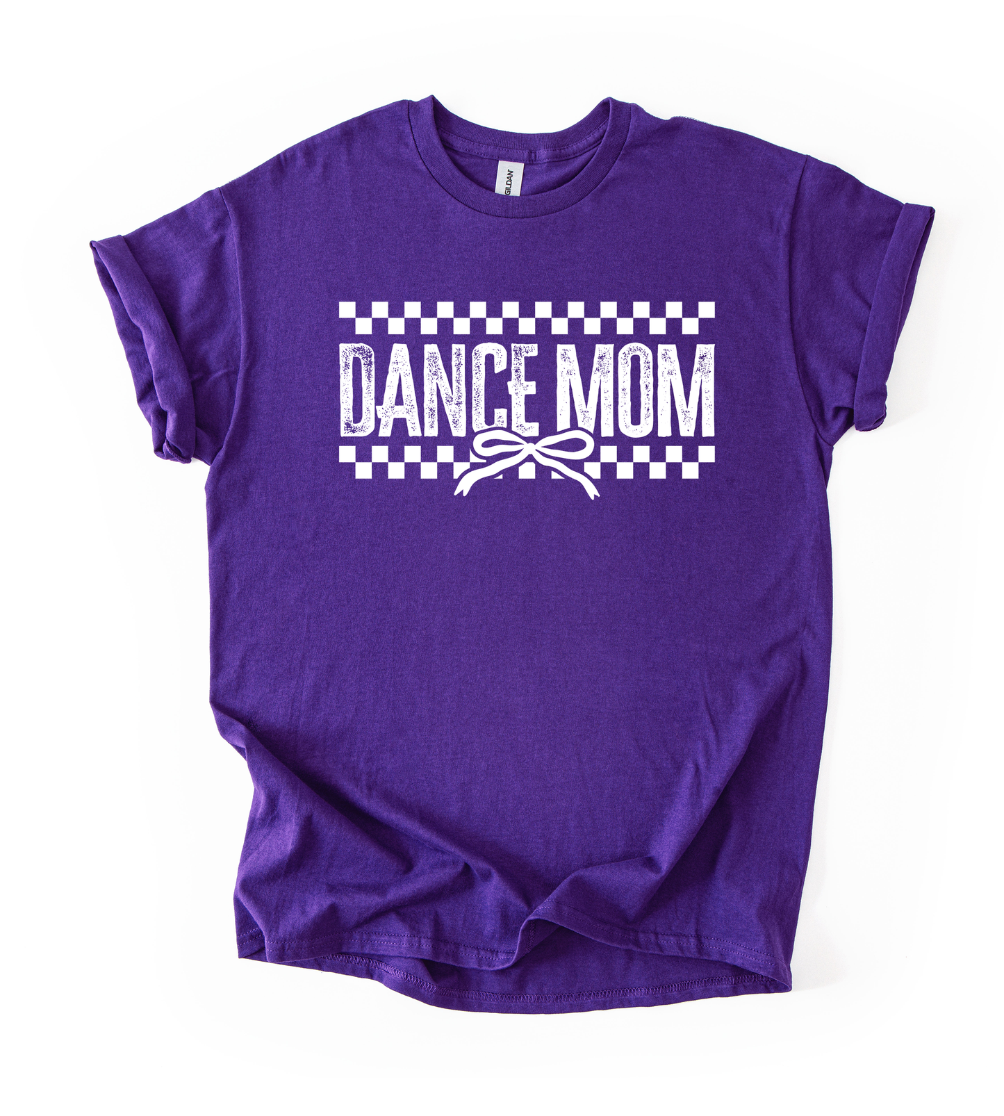 Check Dance mom Purple Gildan Unisex Tshirt