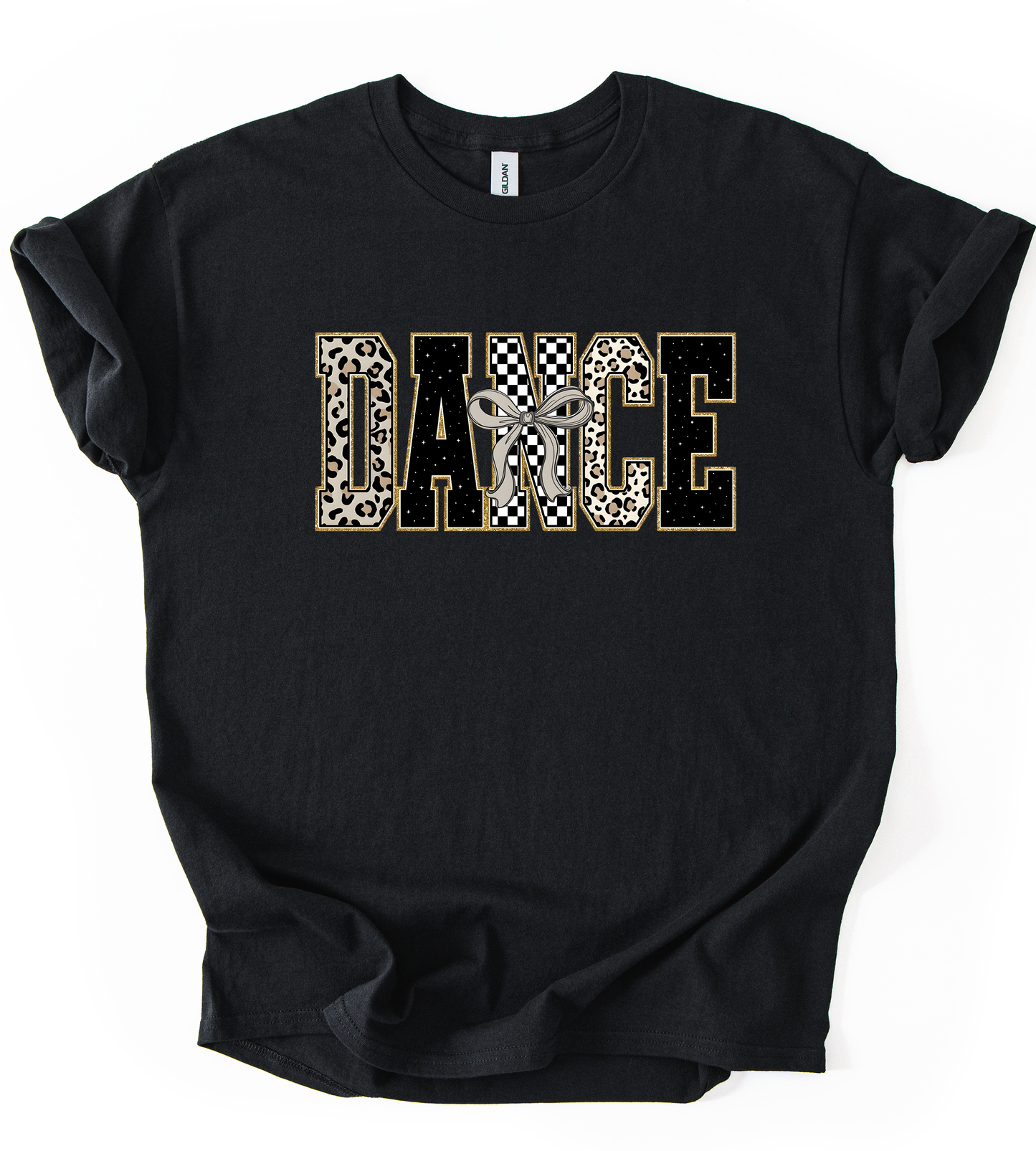 Dance Neutral Unisex Black Gildan Tshirt