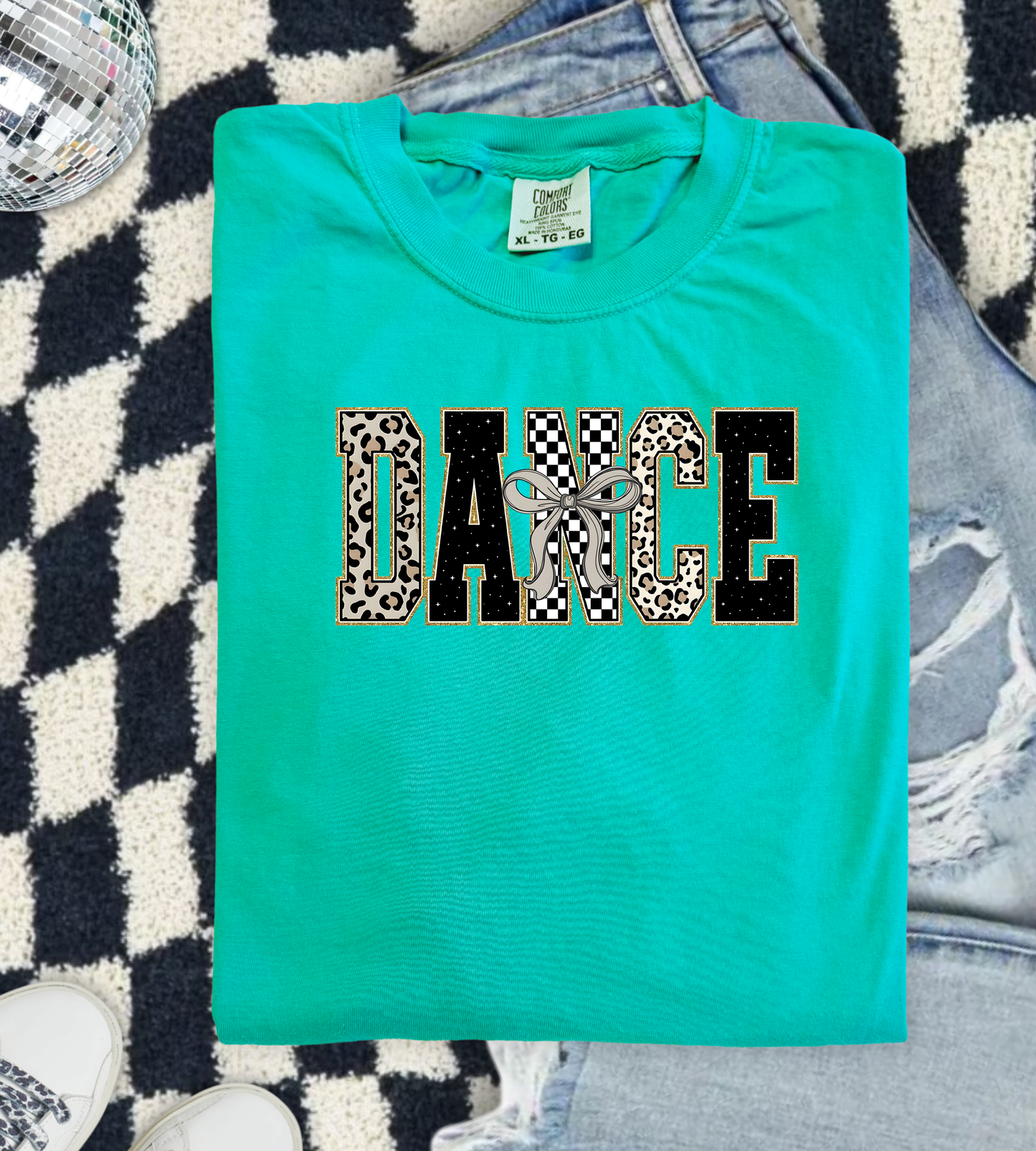 Dance Neutral Unisex Island Green Comfort Colors Tshirt