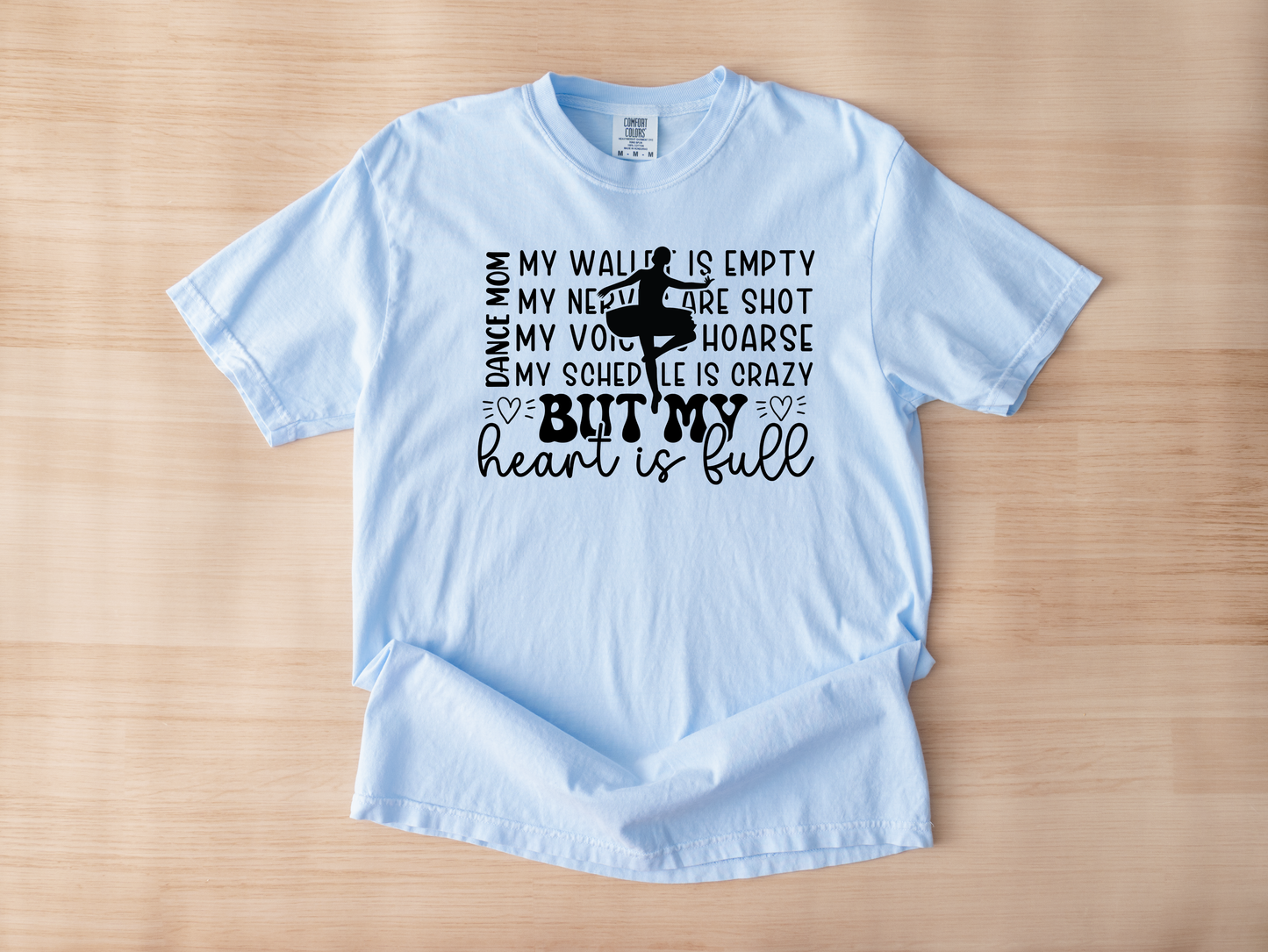 D mom heart full Hydrangea Tshirt