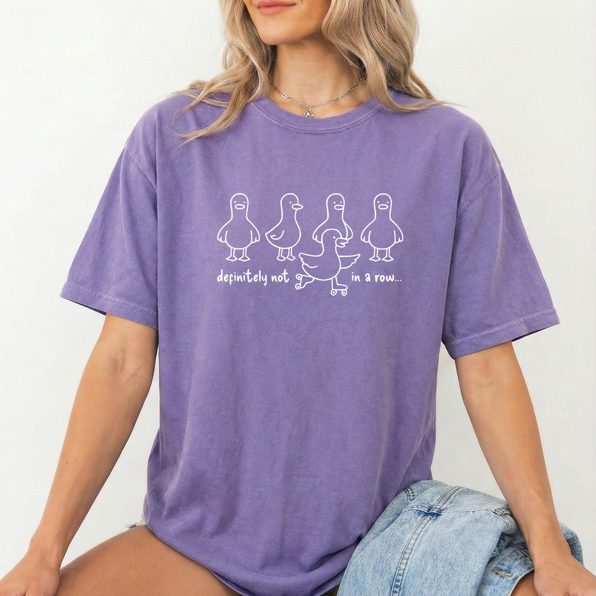 Duck roller Violet t-shirt