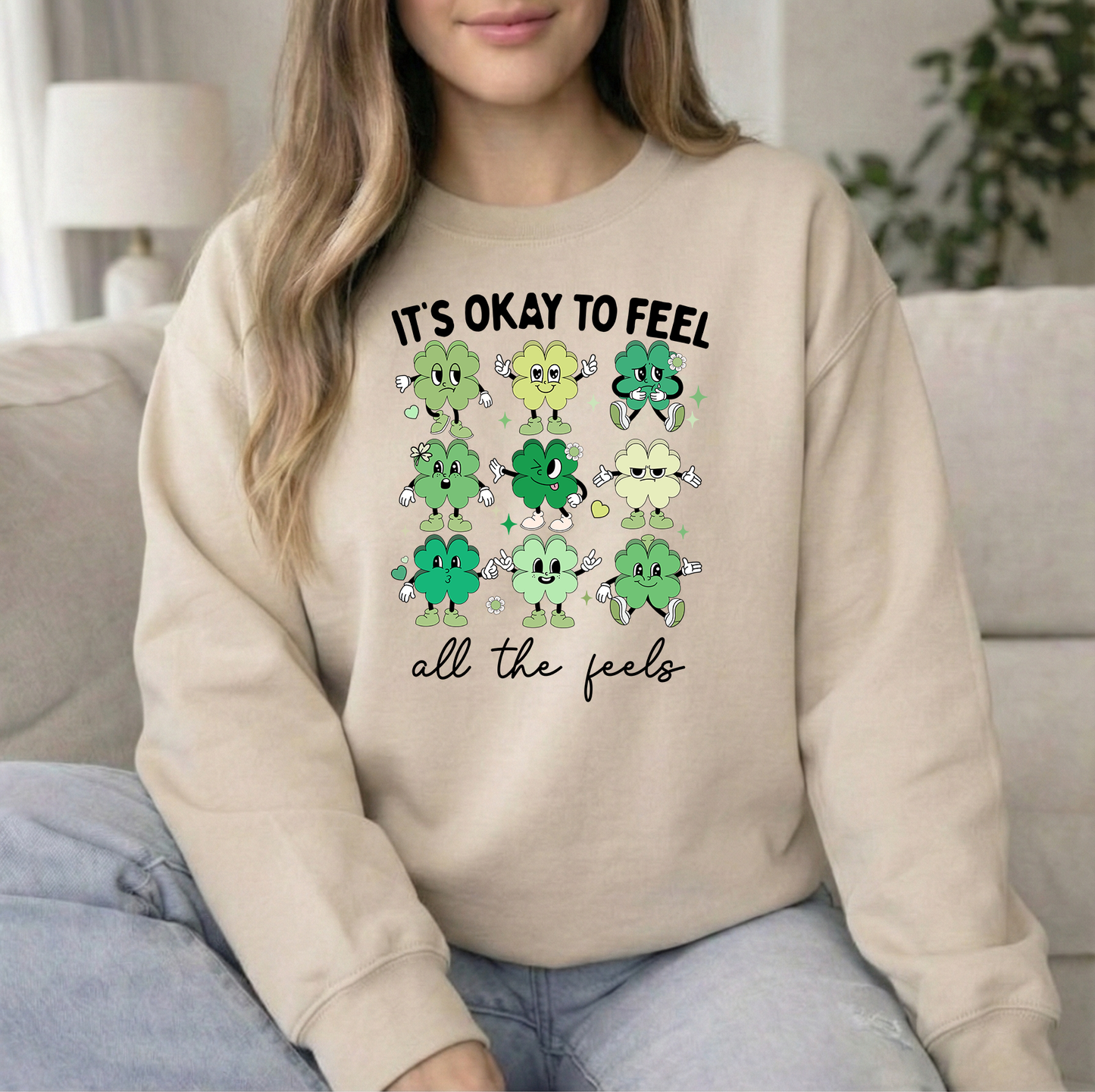 Feels St Pats Sand Crew Sweatshirt