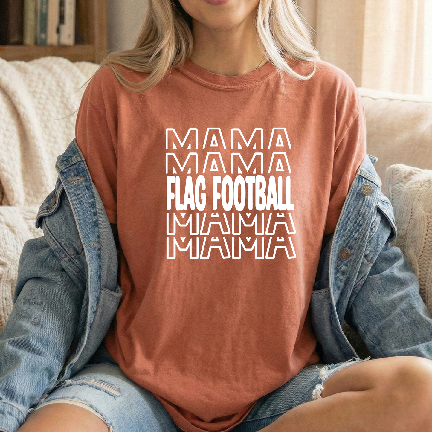 Flag Mama Unisex Terracotta Comfort Colors Tshirt