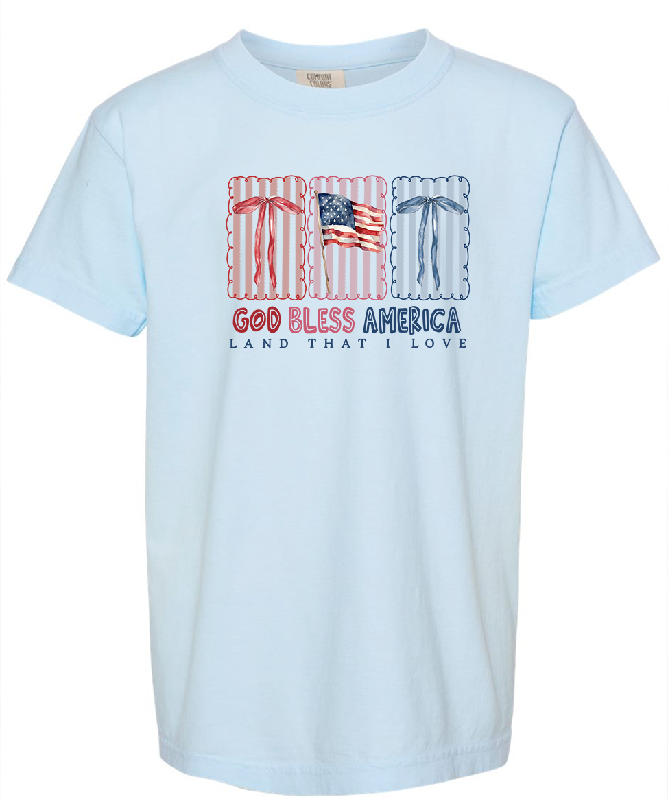 GBA Chambray YOUTH Comfort Colors T shirt