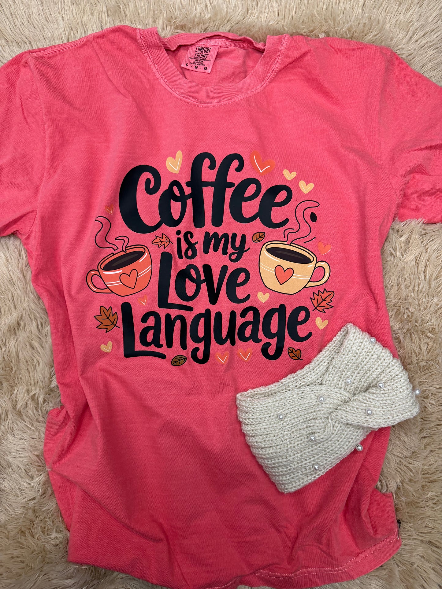 Coffee Love Language Watermelon T shirt