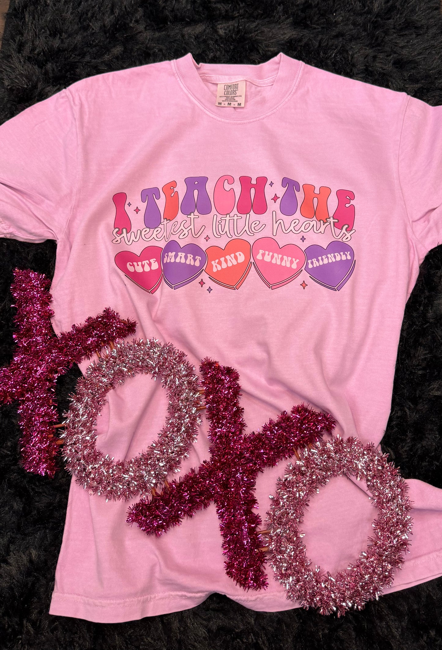 I Teach The Sweetest little hearts Rose Quartz T-shirt