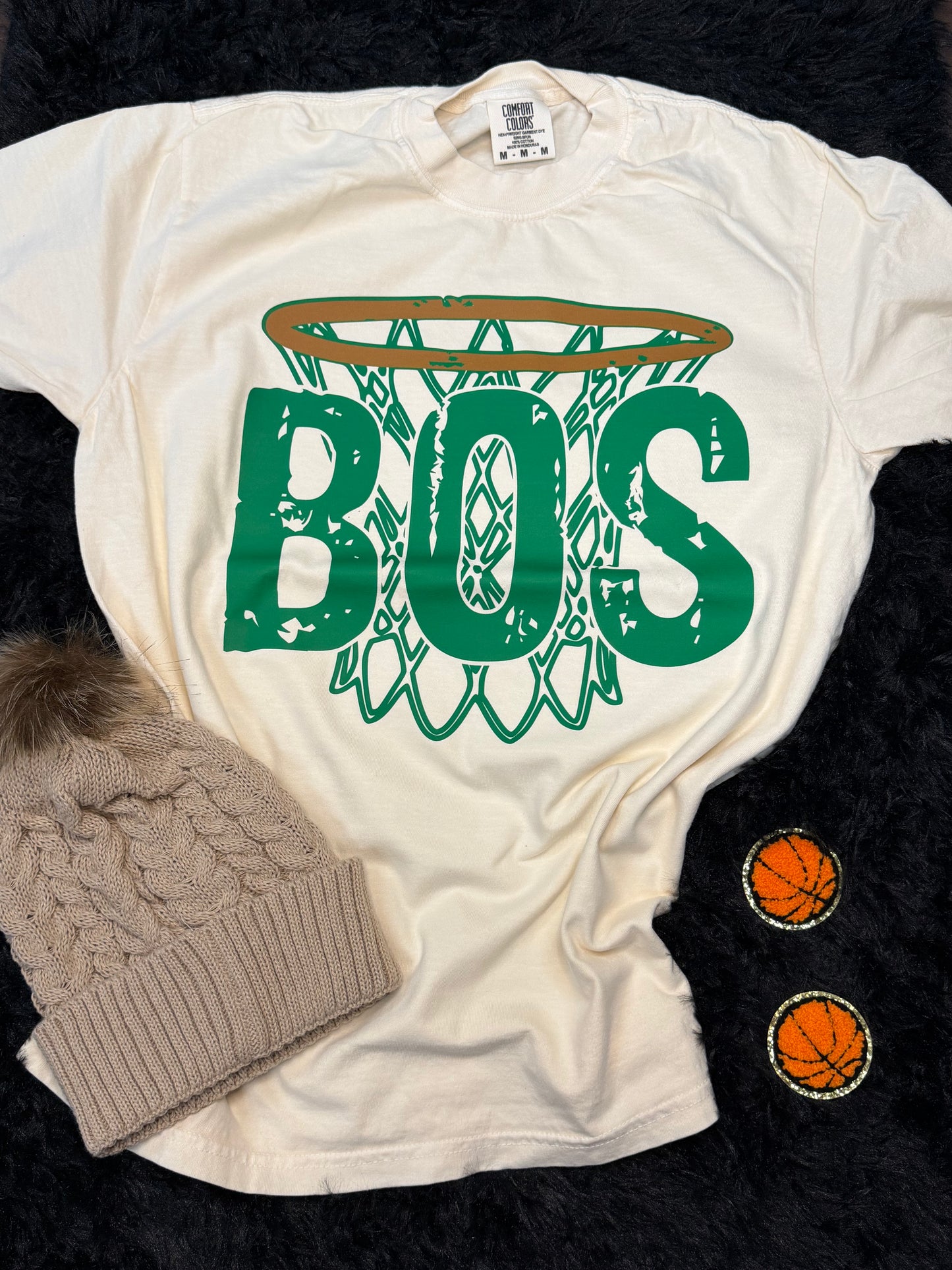 BOS Basketball Ivory T-shirt