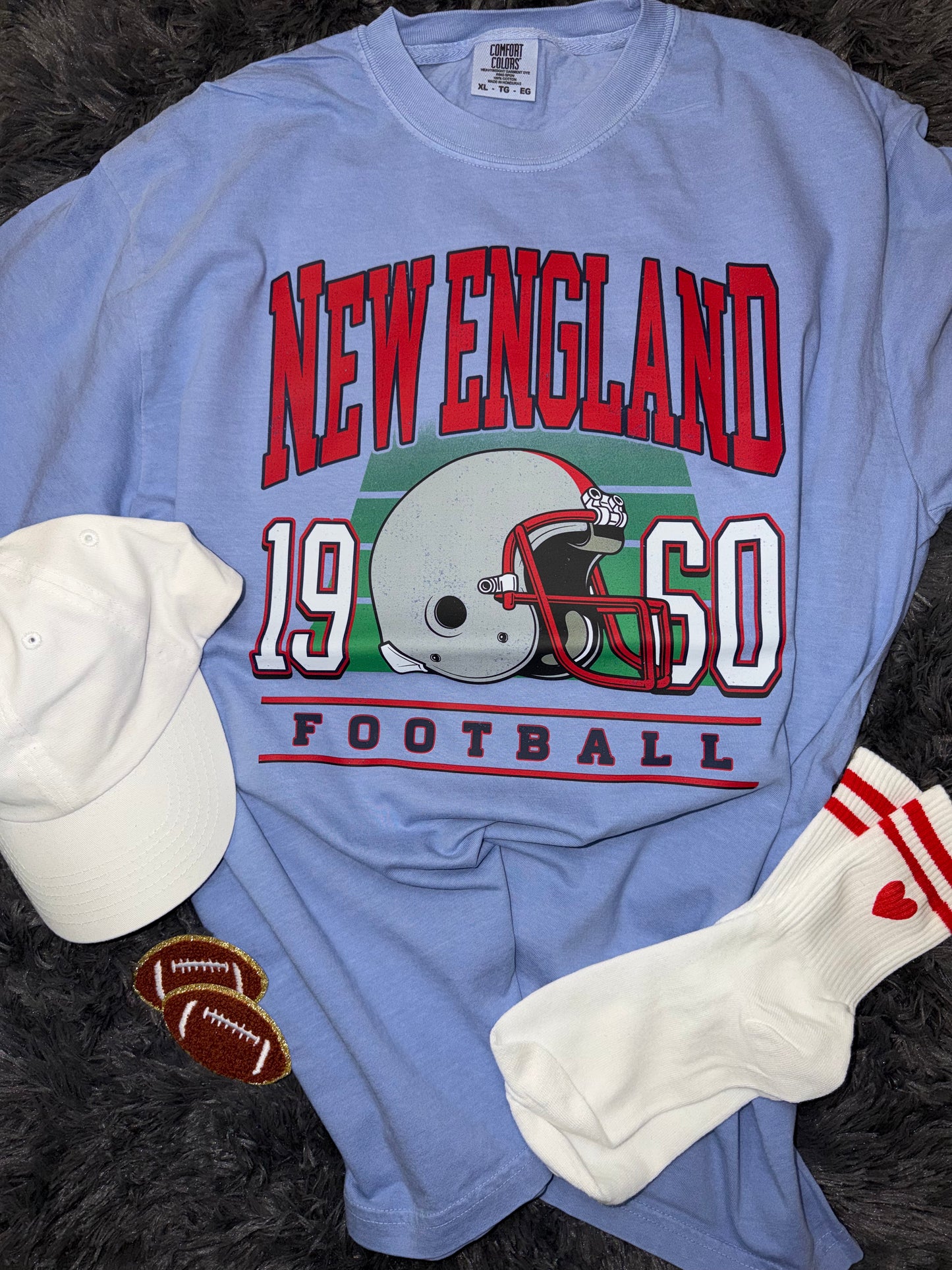 Bold New England Washed Denim Tshirt