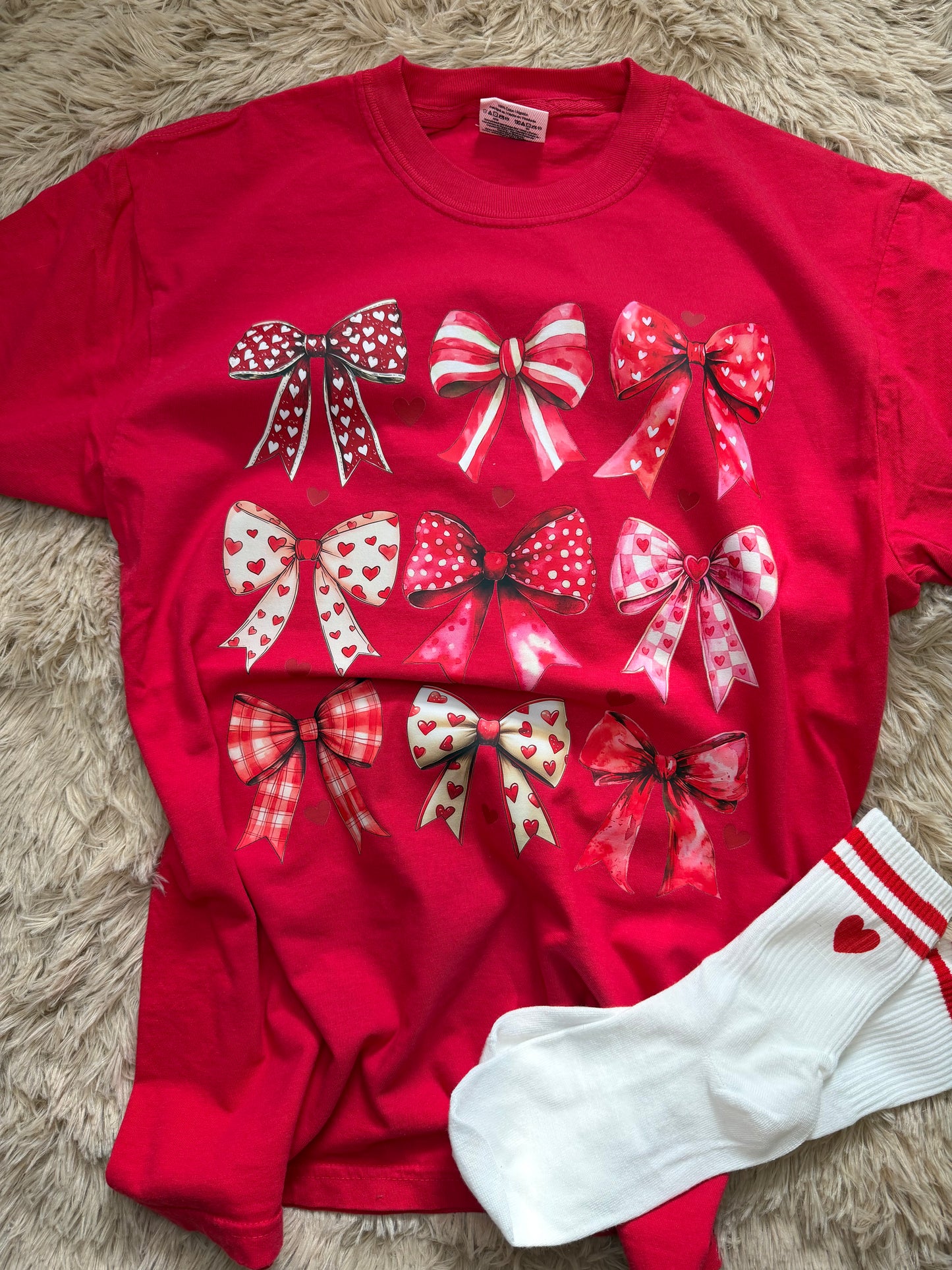 Bow Red Tshirt