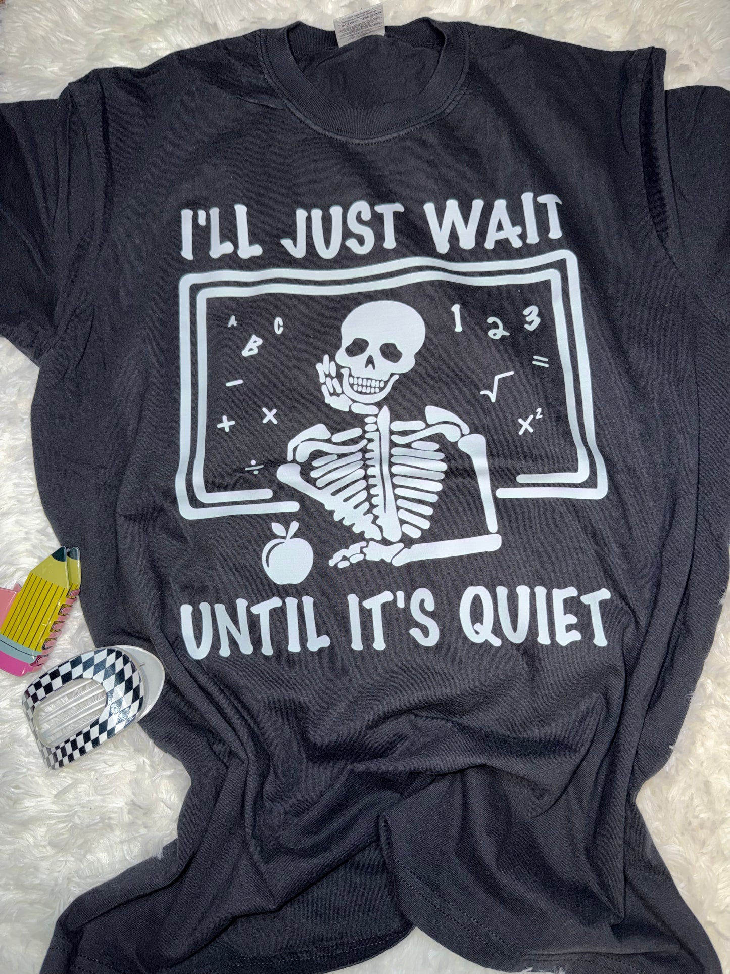 I'll just wait black tshirt