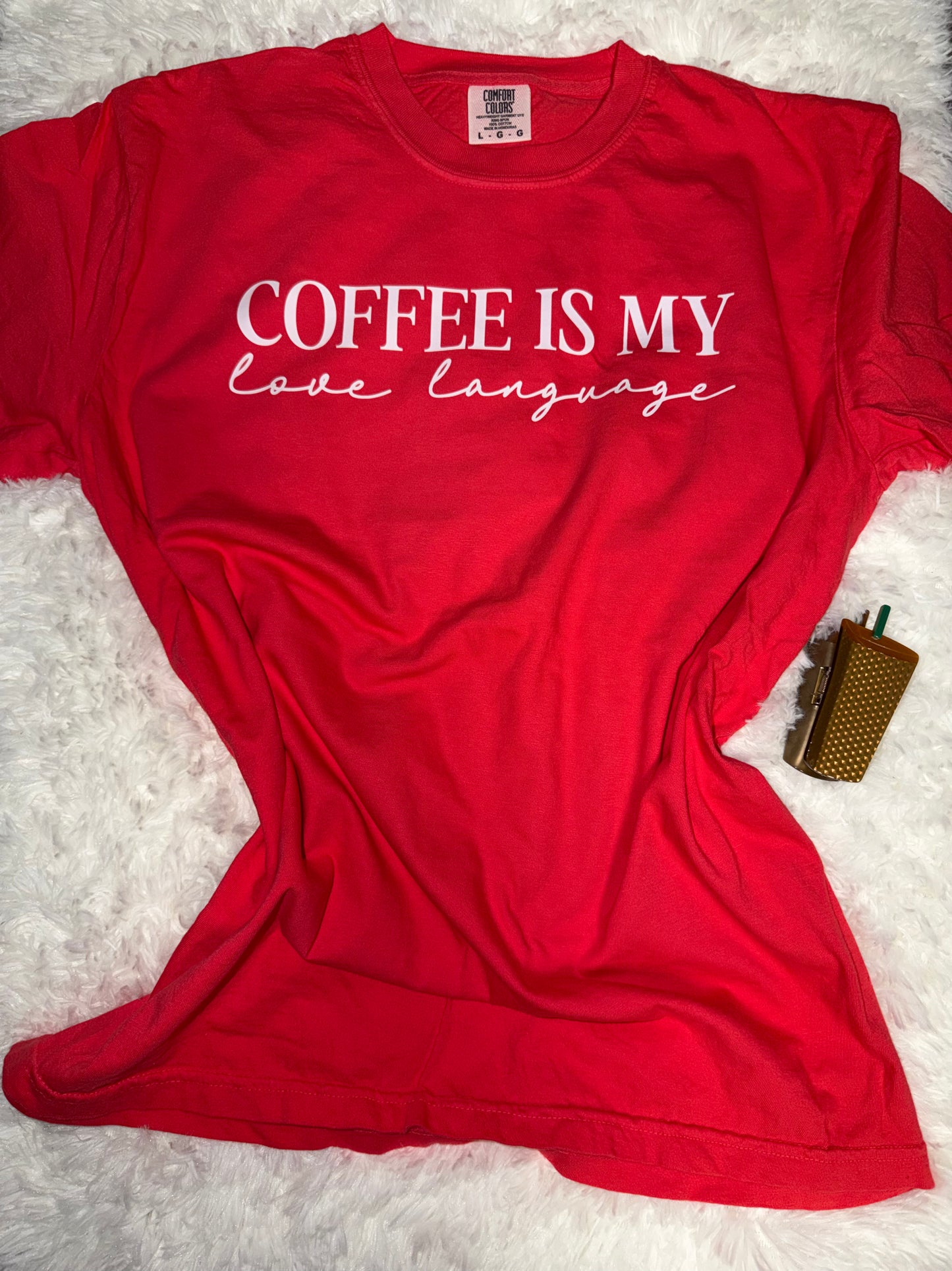 Coffee Love language Paprika Tshirt
