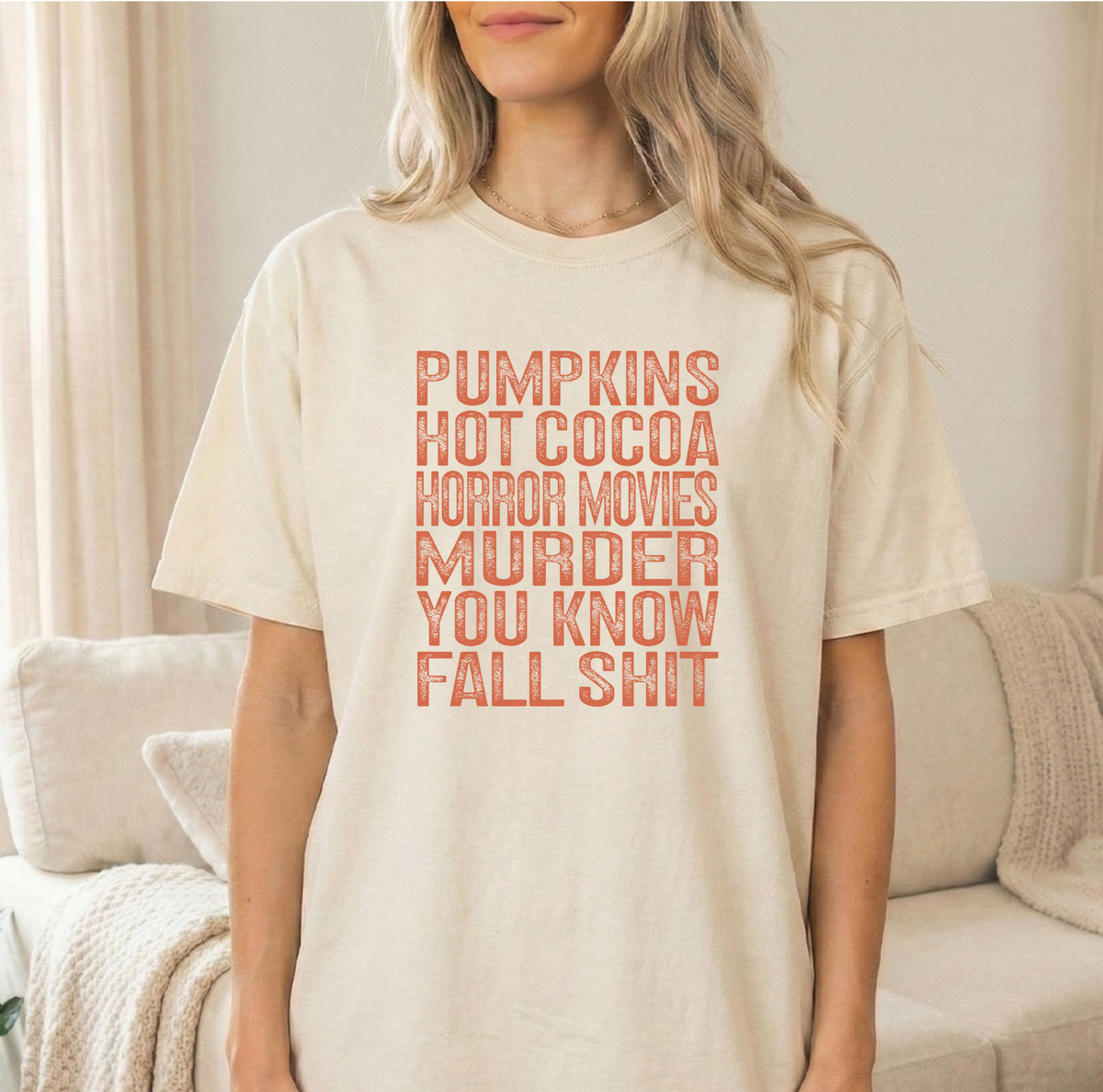 Fall Stuff Unisex Ivory Comfort Colors Tshirt