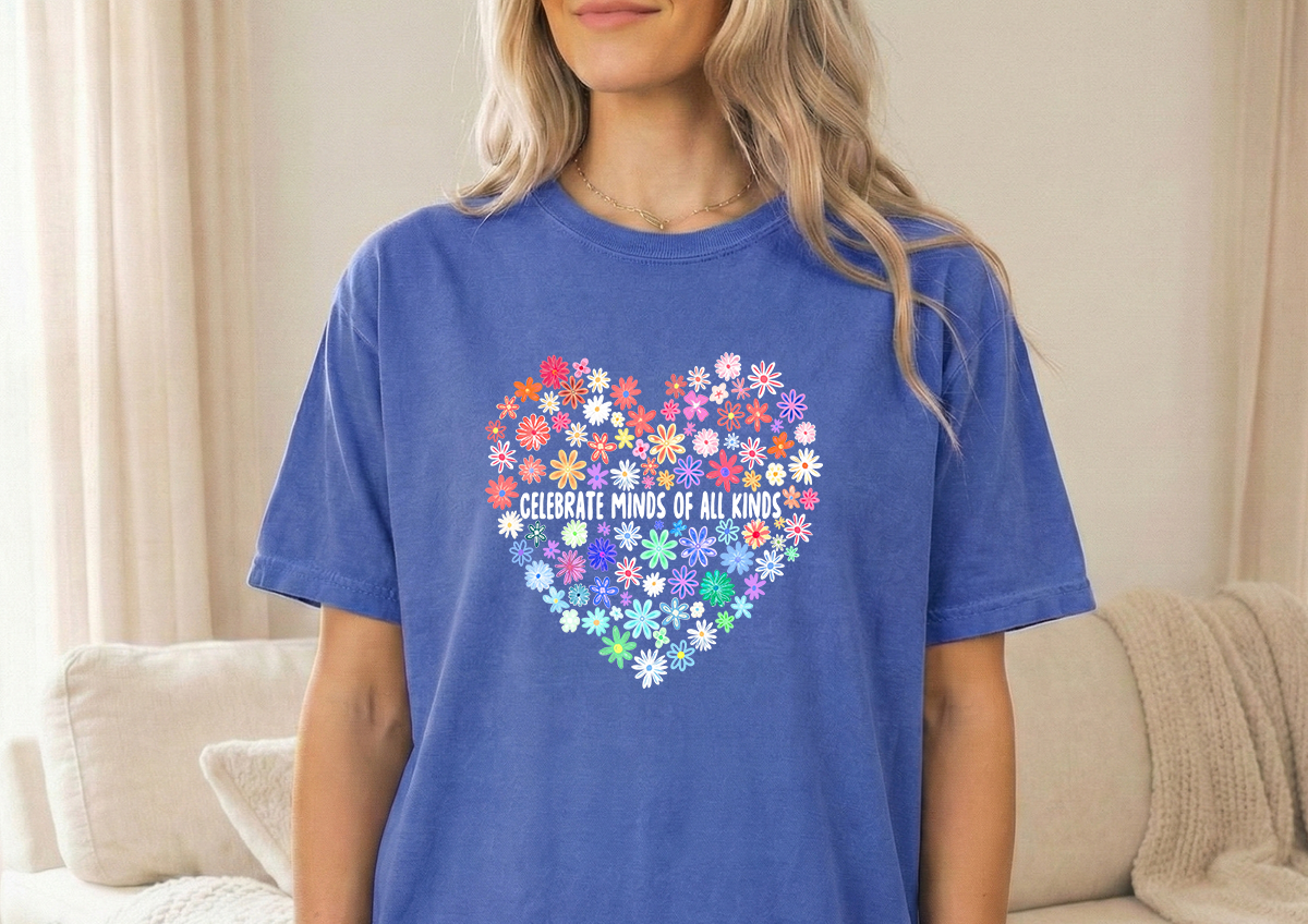 Minds Flow Blue Youth Comfort Colors Tshirt