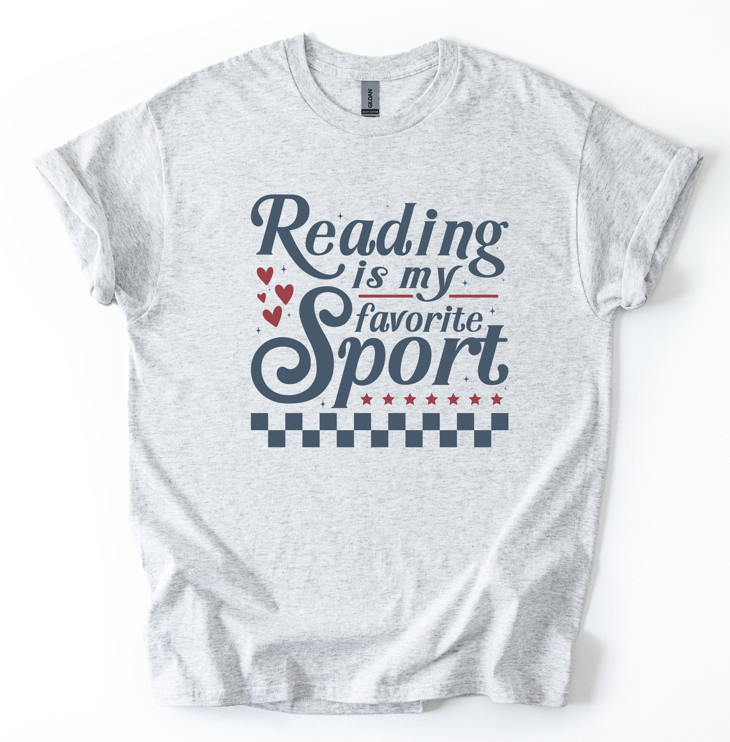 Reading sport Ash Gildan Unisex Tshirt