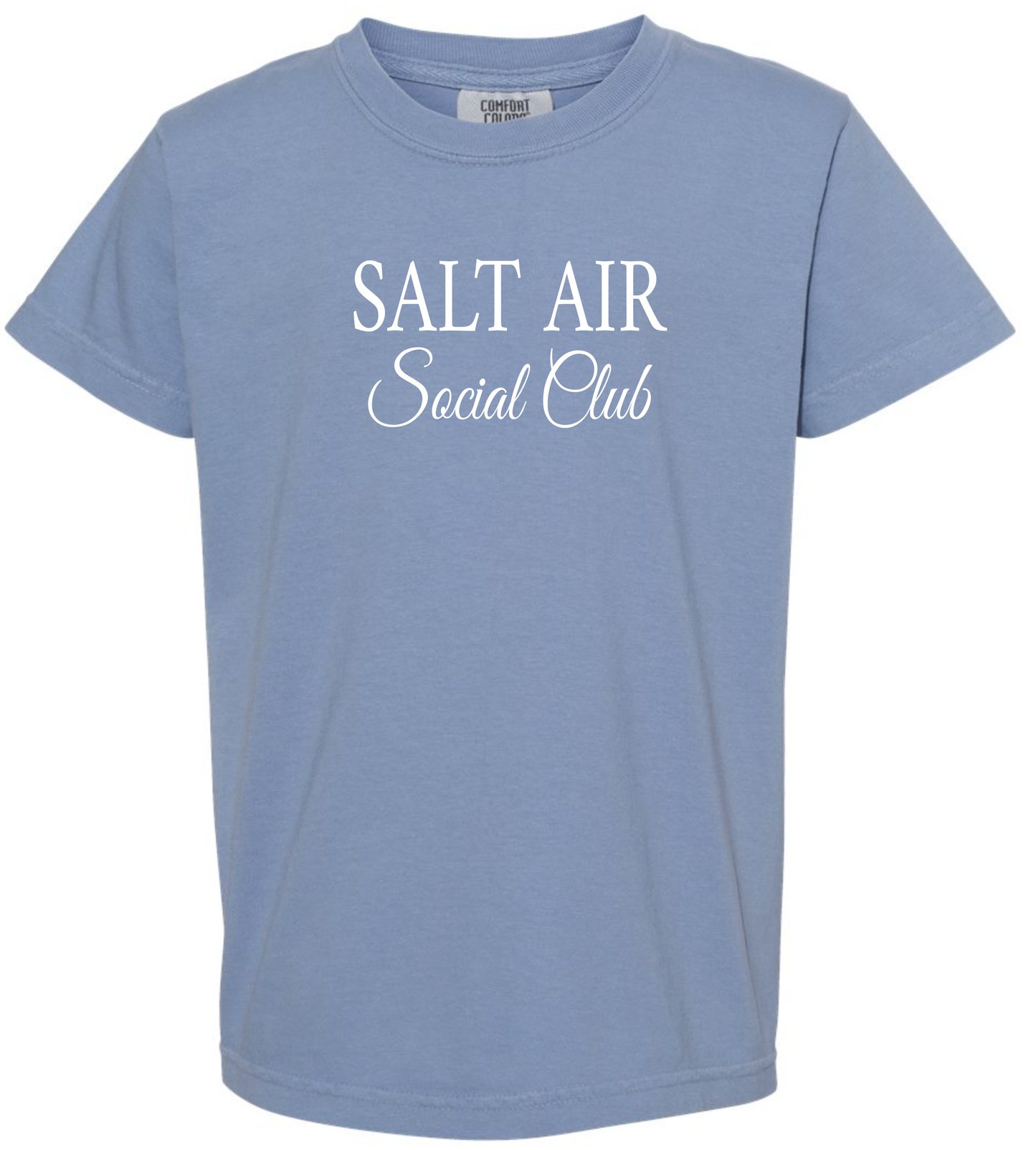 Ts Salt Air Youth Washed Denim Comfort Colors Tshirt