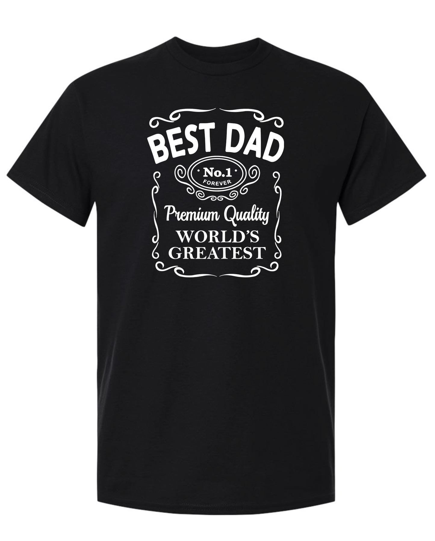 Worlds best unisex Gildan black t shirt