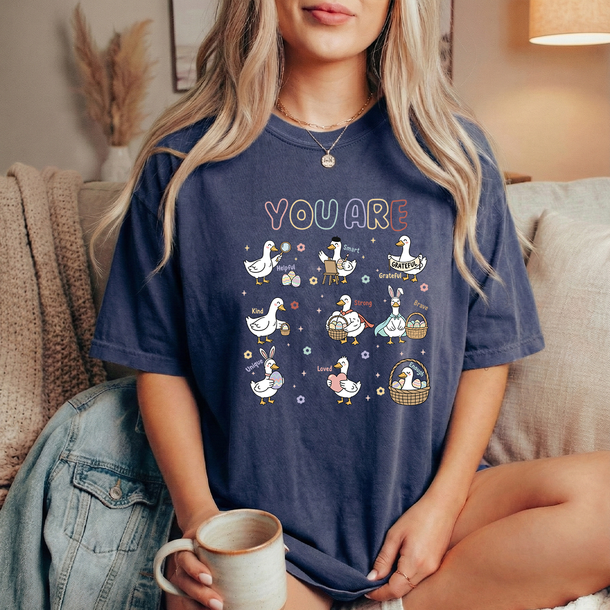 You Are Easter Navy Tshirt