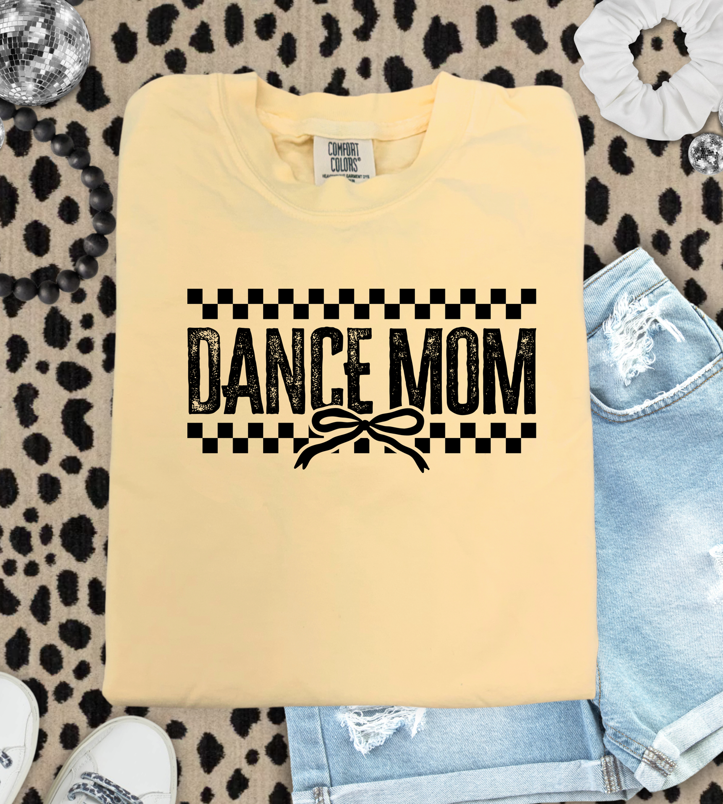 Check Dance mom Butter Comfort Colors Unisex Tshirt