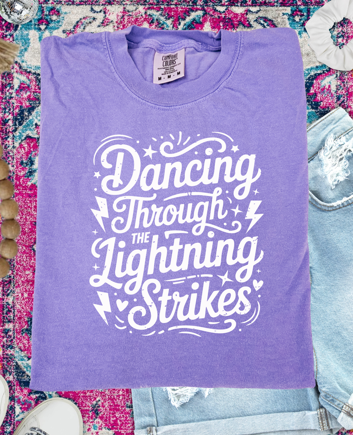 TS Dancing Unisex Comfort Colors Violet Tshirt