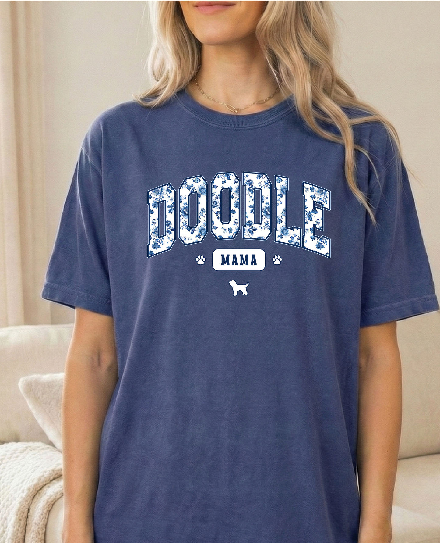 Doodle mama Denim Unisex Comfort Colors Tshirt