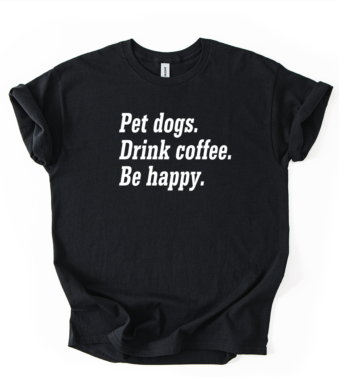 Pet dogs Unisex Gildan Black Tshirt
