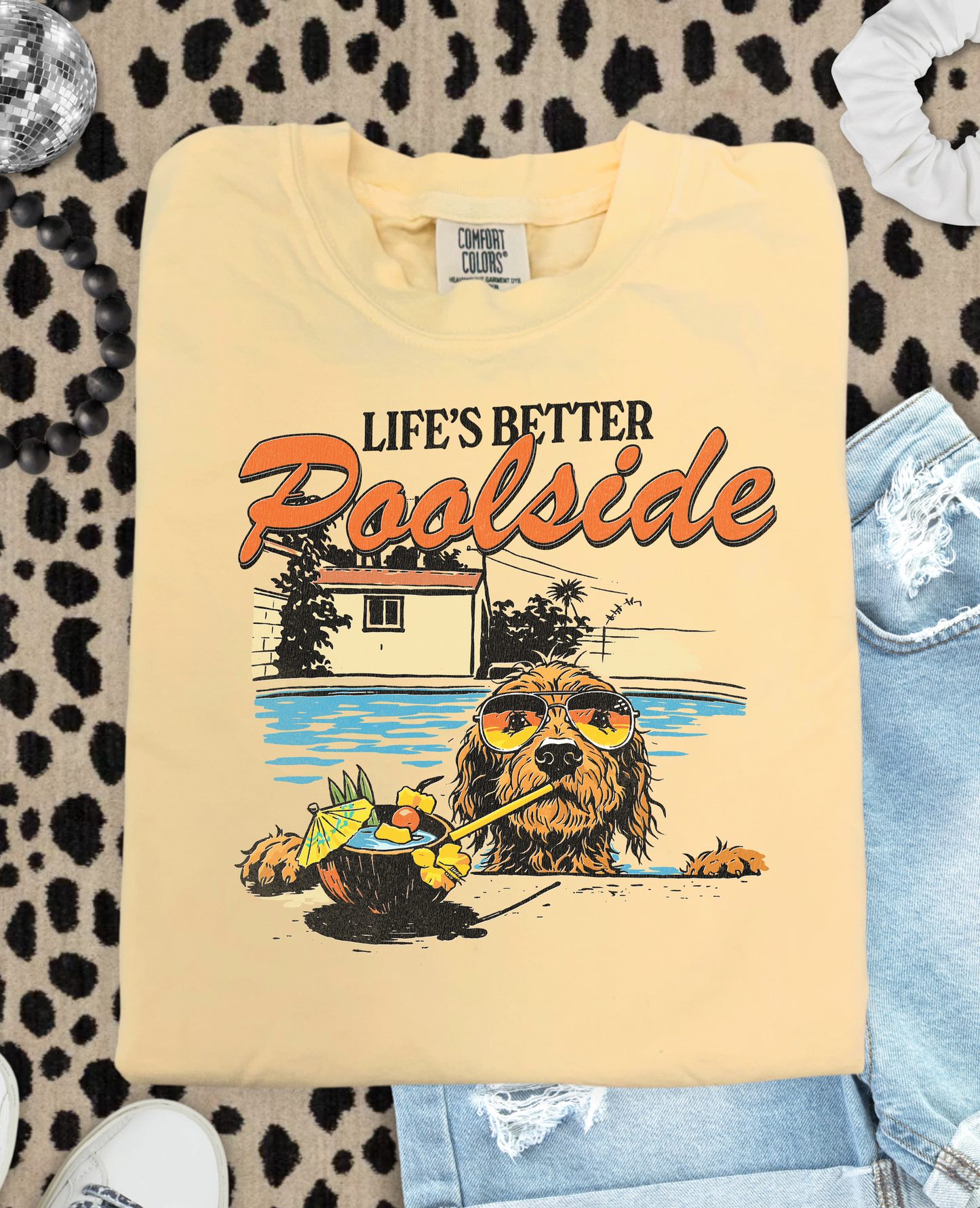 Poolside Butter Unisex Comfort Colors Butter Tshirt
