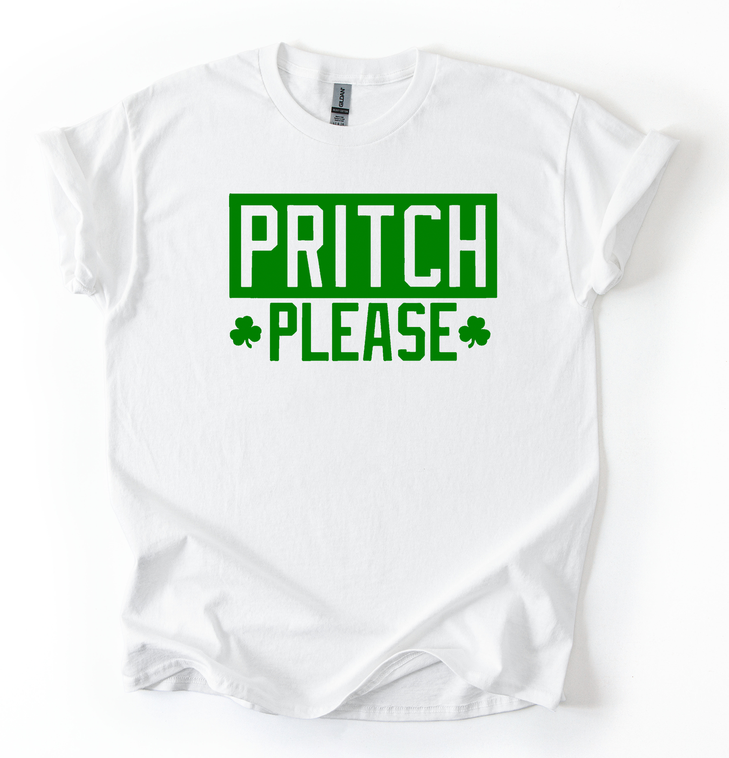 Pritch please White Unisex Gildan Tshirt