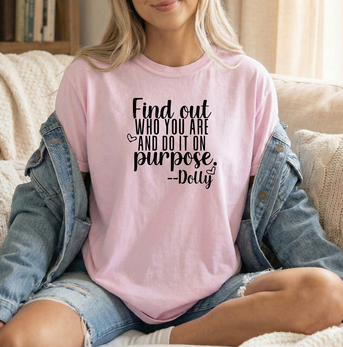 Purpose Unisex Blossom Comfort Colors Tshirt