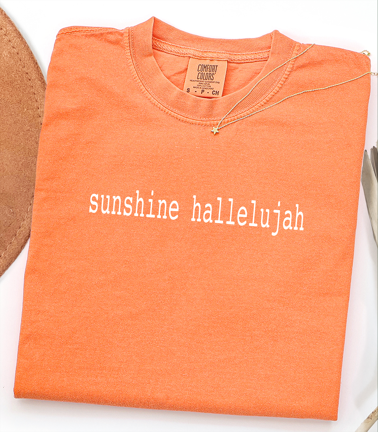 Sunshine H Unisex Comfort Colors Melon Tshirt
