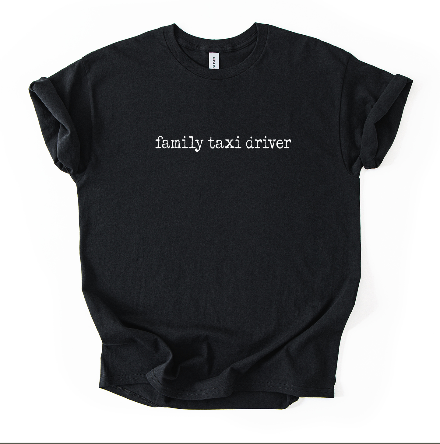 Taxi Unisex Black Gildan Tshirt