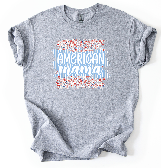 A Mama Sports Grey Gildan Unisex tshirt