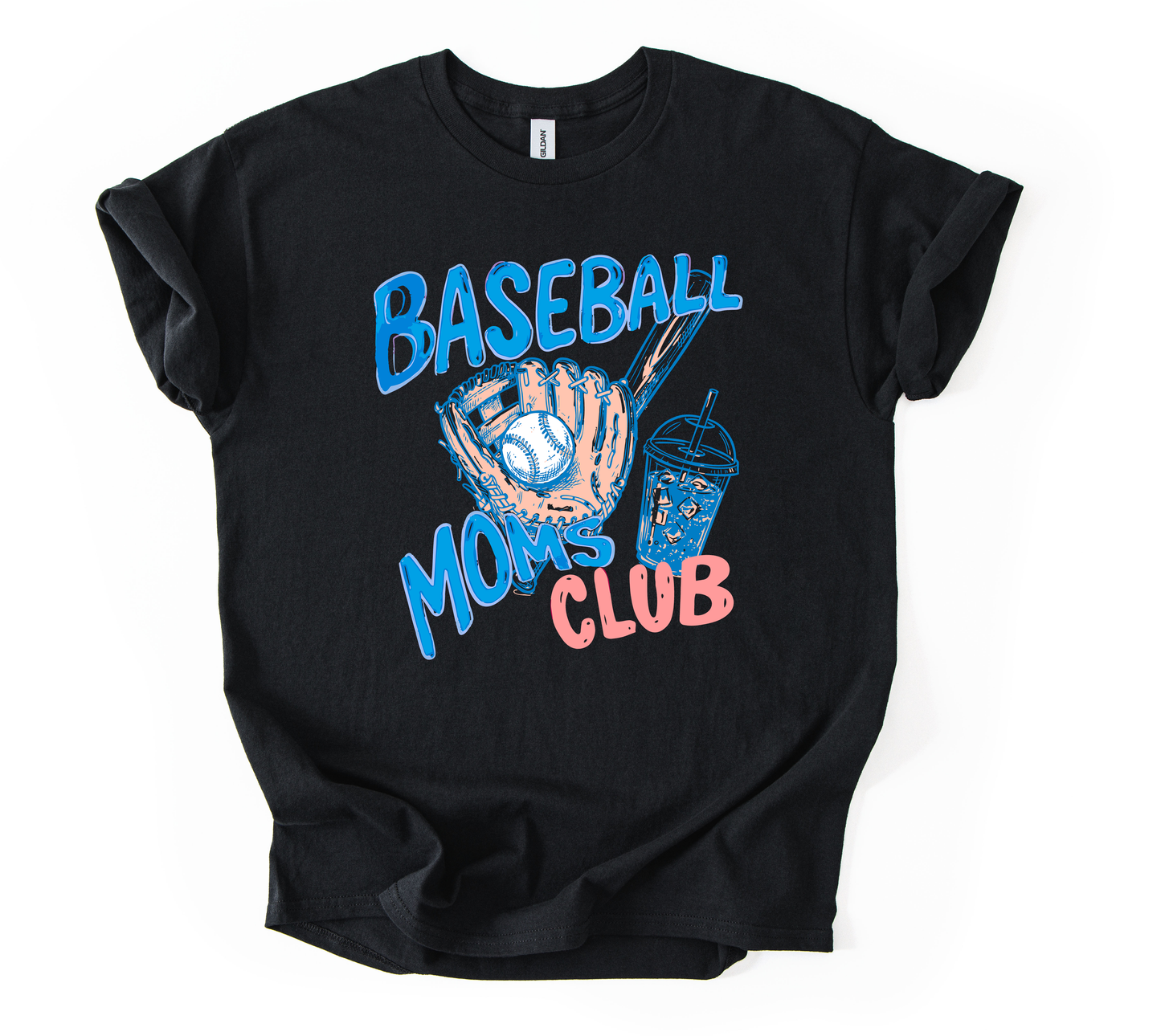 BMC Light Blue Black Unisex Gildan Tshirt