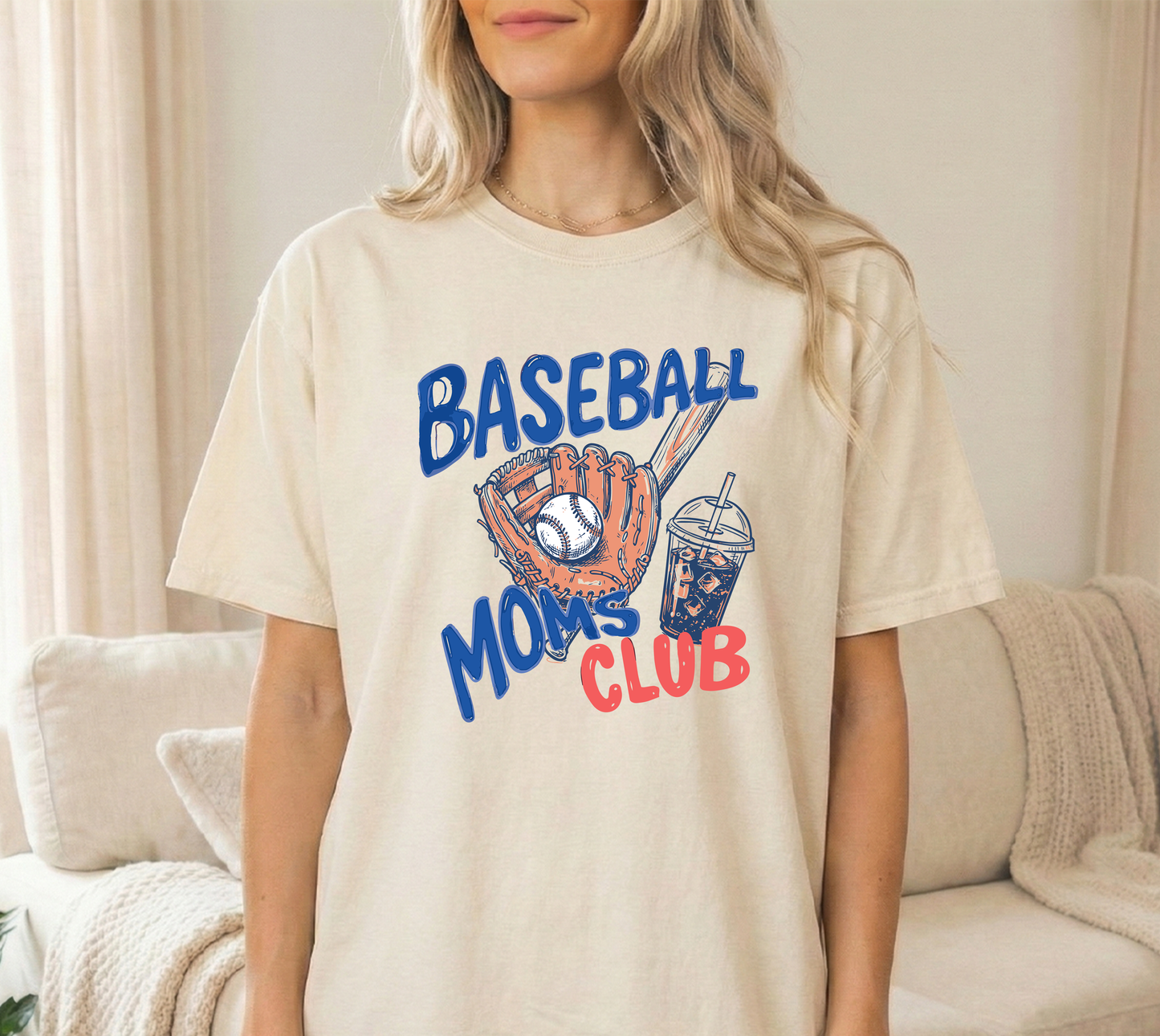 BMC Royal Blue Ivory Unisex Comfort colors Tshirt