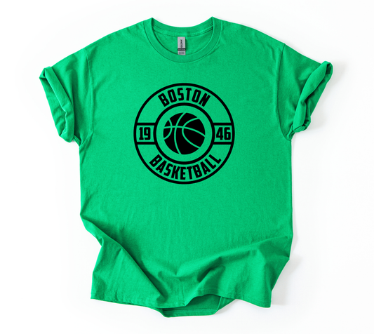 Basketball founded Irish Green Gildan unisex Tshirt