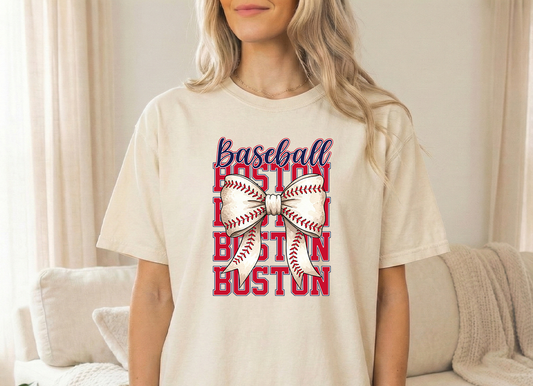 Boston Boston Baseball Unisex Ivory Comfort Colors Tshirt