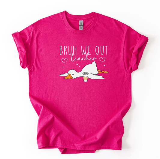 Teacher Goose Unisex Heliconia Gildan Tshirt