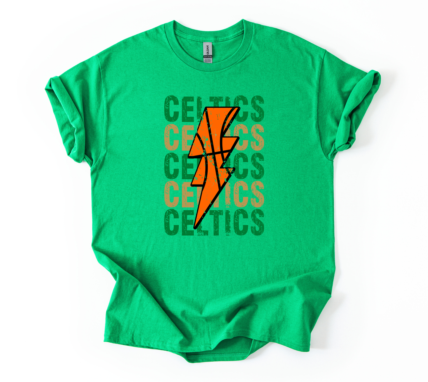 Celtics Bolt Irish Green Gildan unisex t shirt