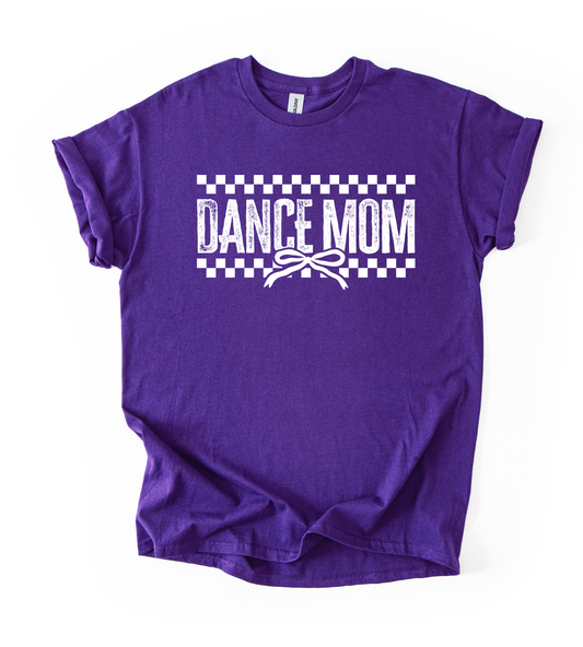 Check Dance mom Purple Gildan Unisex Tshirt