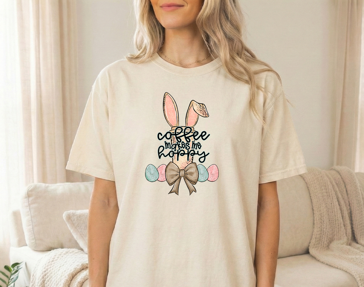 Coffee Hoppy Ivory Tshirt