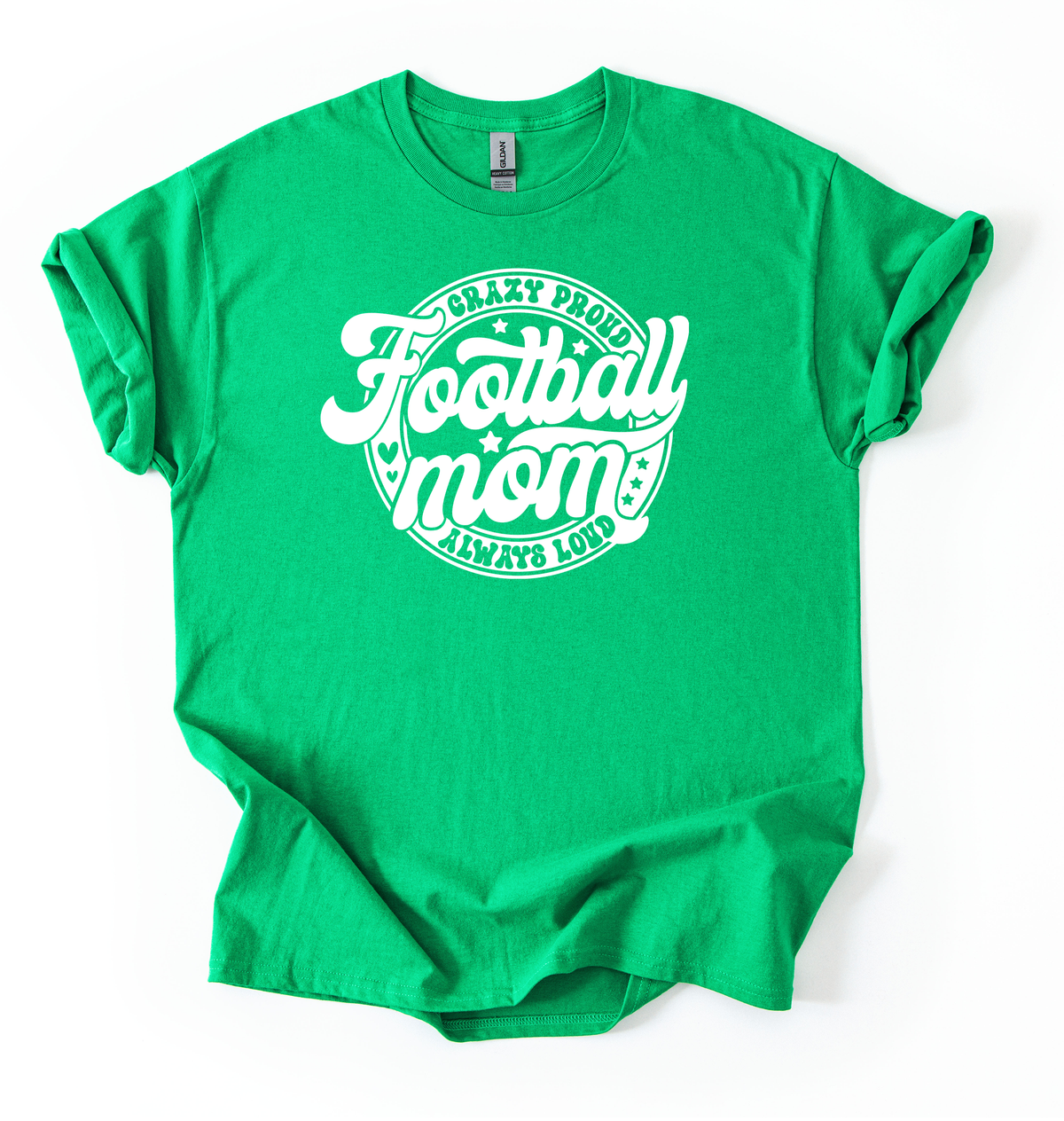 Crazy football unisex Gildan Irish green t shirt