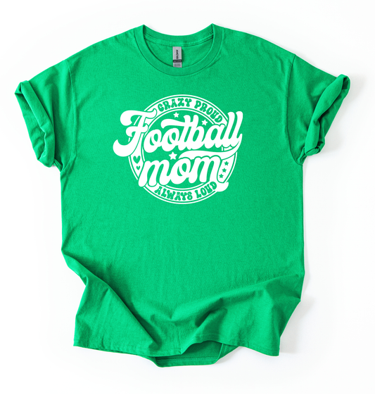 Crazy football unisex Gildan Irish green t shirt
