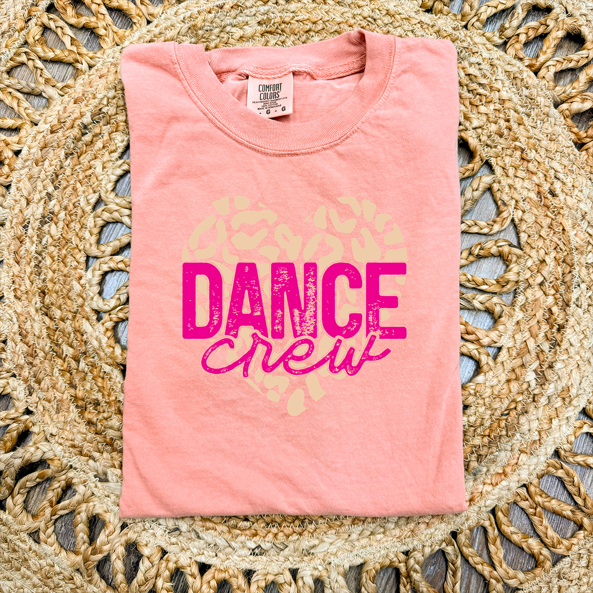 Dance crew leopard Terracotta Youth Tshirt