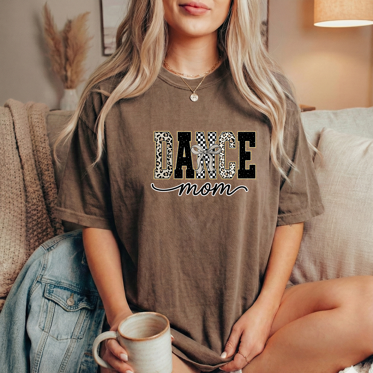 Dance mom neutral Espresso Unisex Comfort Colors Tshirt