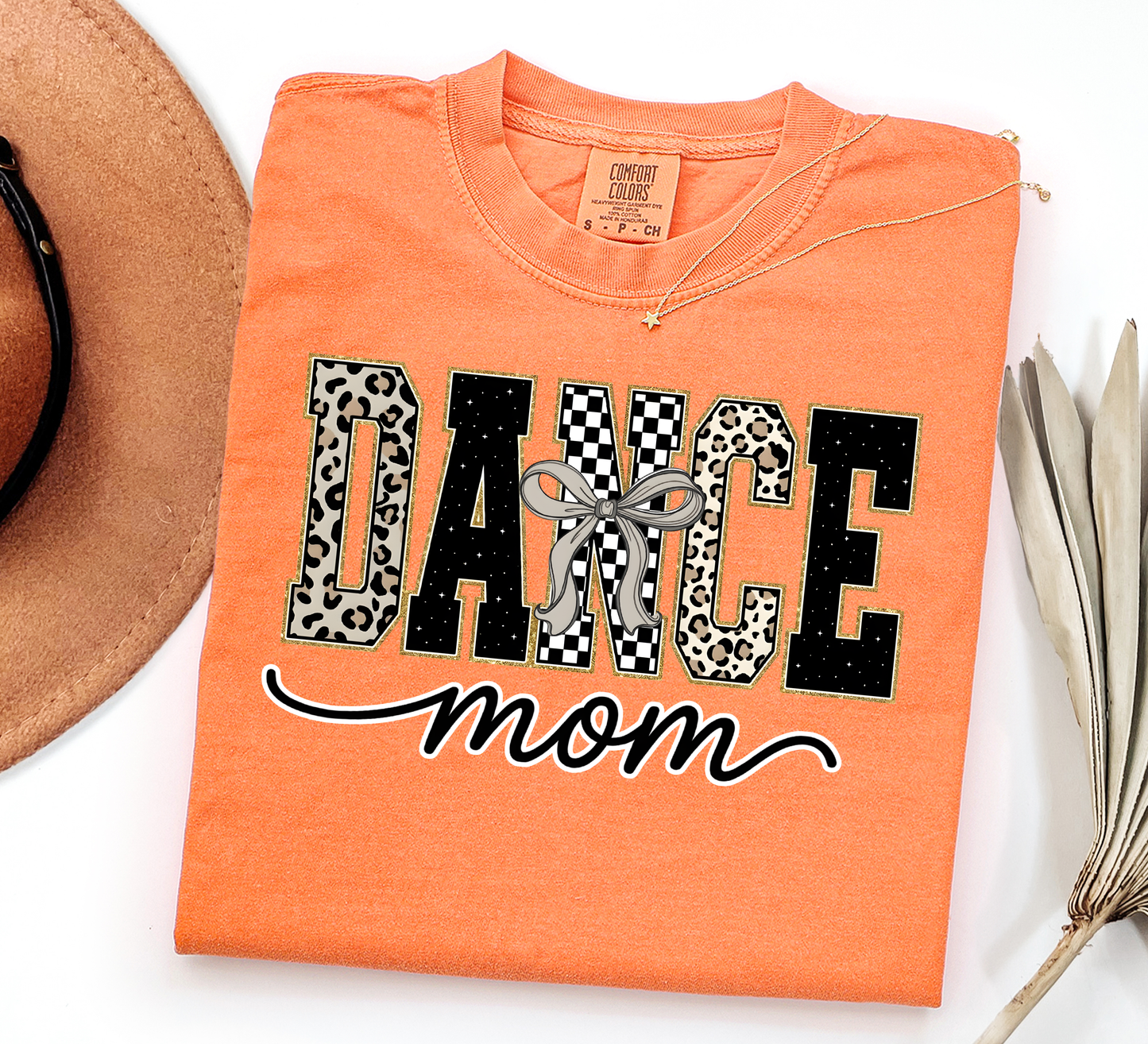 Dance mom neutral Melon Unisex Comfort Colors Tshirt