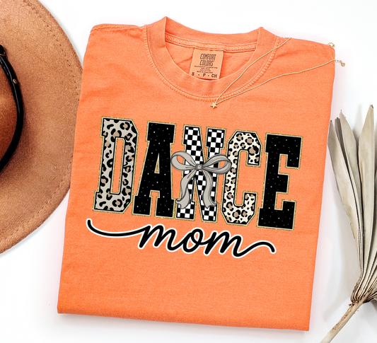 Dance mom neutral Melon Unisex Comfort Colors Tshirt
