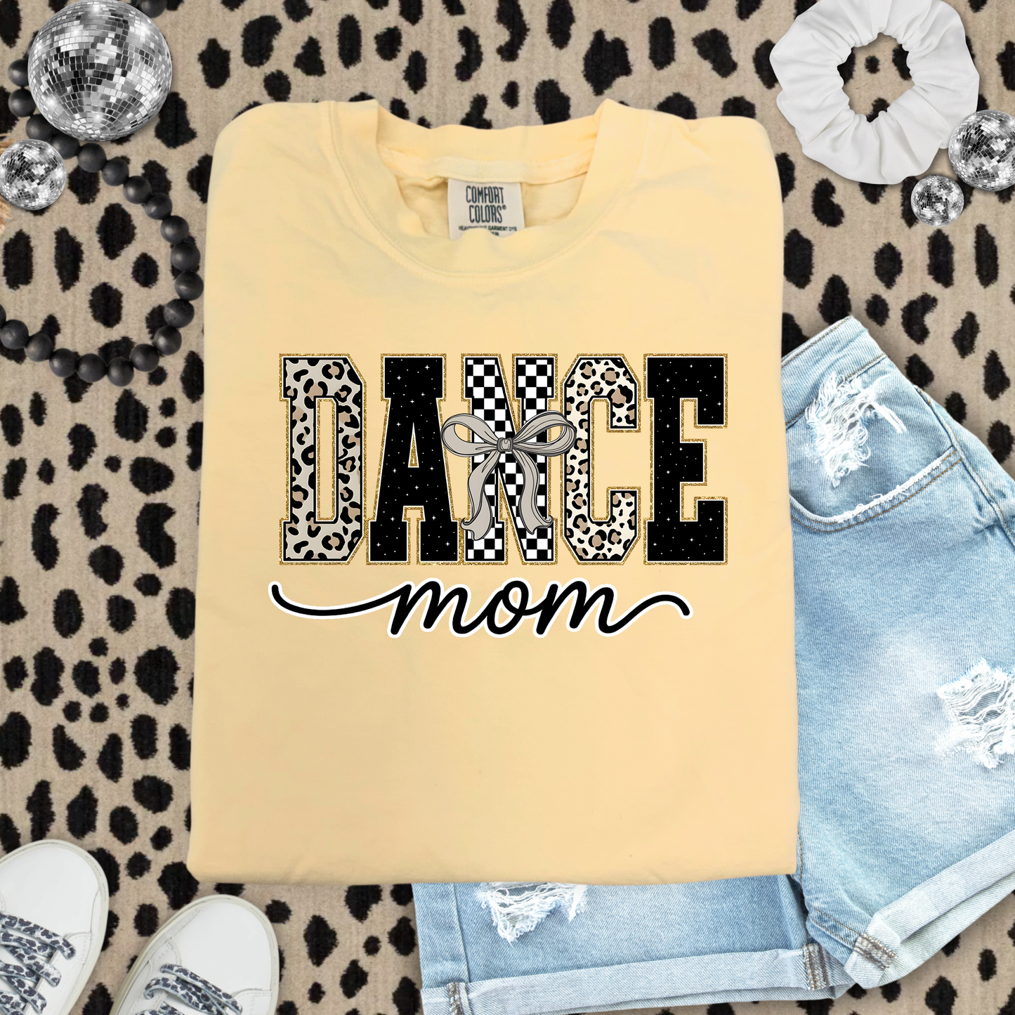 Dance mom neutral Butter Unisex Comfort Colors Tshirt