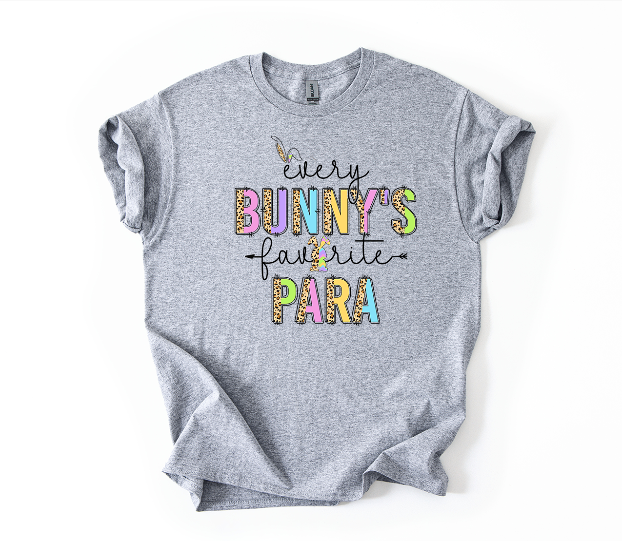 Every Bunny Favorite Para Sports Grey Gildan Tshirt
