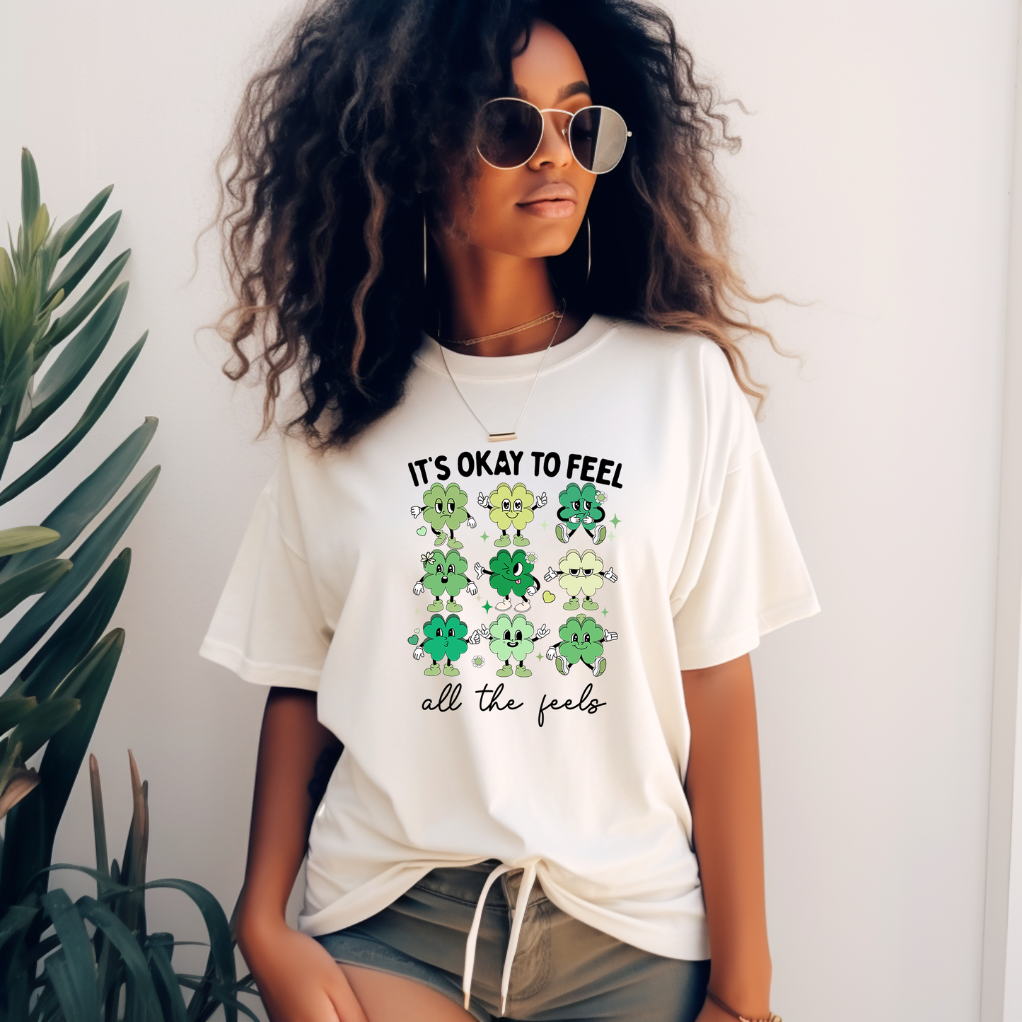 Feels St Pats Ivory Tshirt