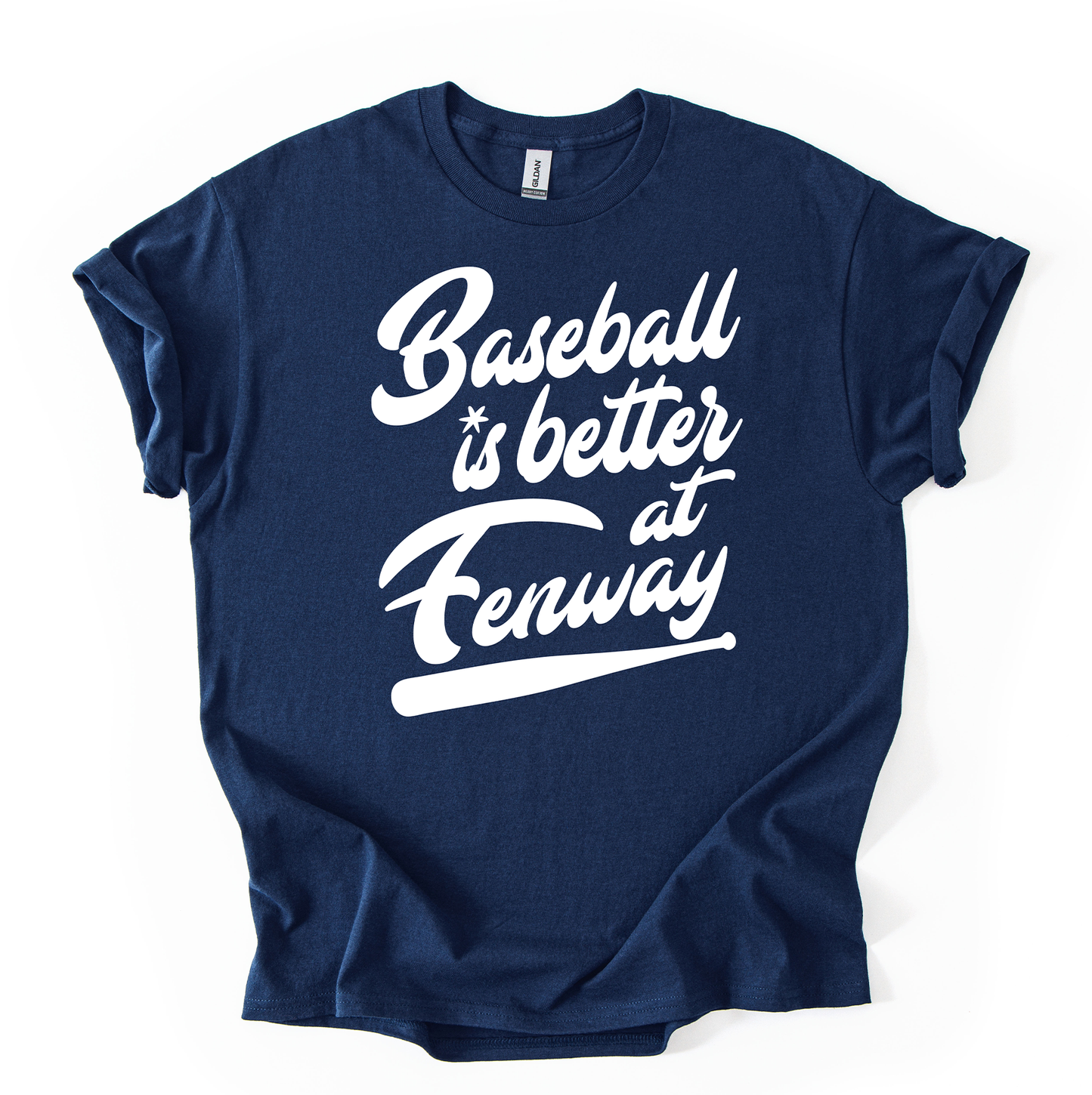 Fenway Navy Unisex Gildan Tshirt